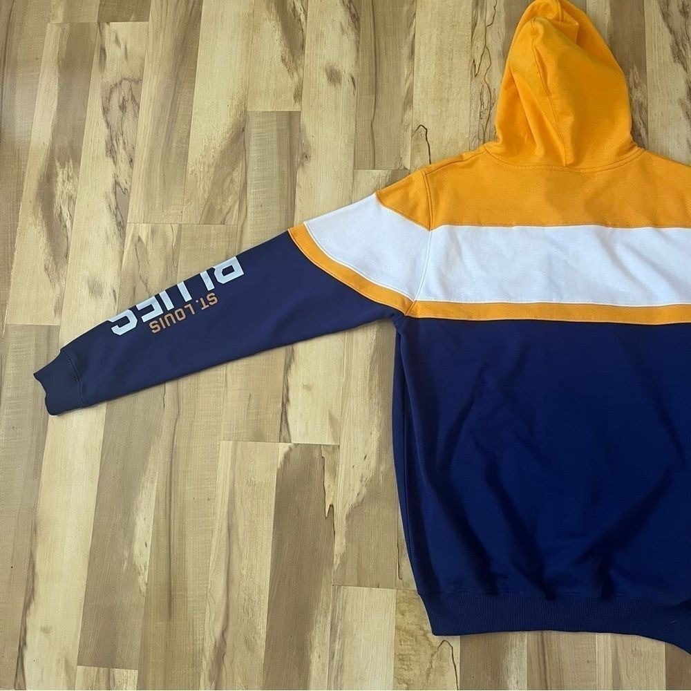 St. Louis Blues Full Zip Hoodie Men's Size Medium Tall MT New NWT Sweatshirt - Picture 10 of 12